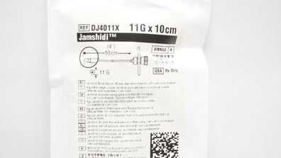 CareFusion DJ4011X Jamshidi Bone Marrow Biopsy/Aspiration Ndle 11G x 10cm
